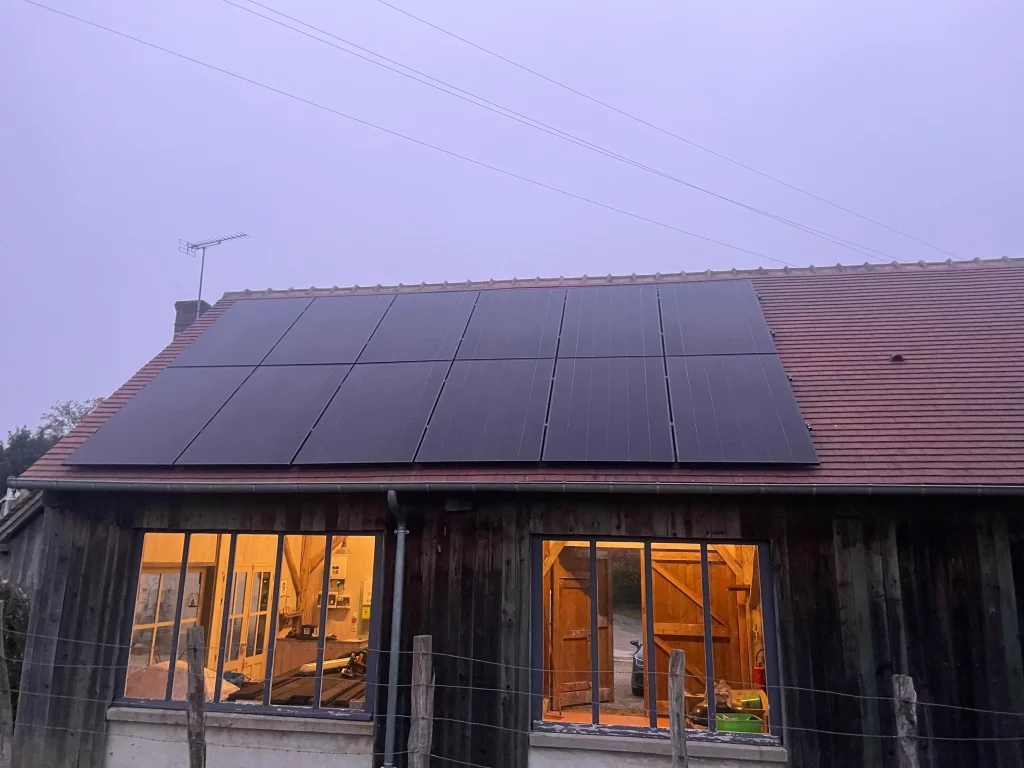 Pergola photovoltaïque combinant design et production d’énergie solaire